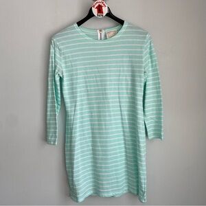 Sail to Sable Green Striped Dress Size M